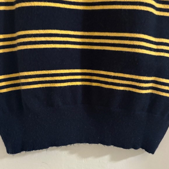 Miu Miu Polo with Navy and Yellow Stripes - Picture 9 of 10